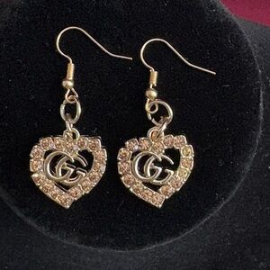 Upcycled and Stamped Rhinestone Earrings!